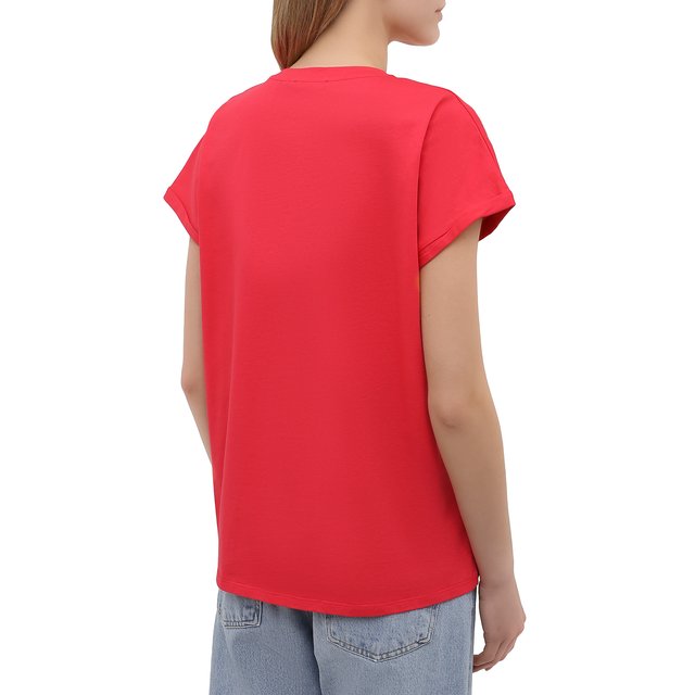 фото Хлопковая футболка balmain