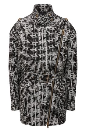 Женская куртка BALMAIN черно-белого цвета по цене 319000 руб., арт. VF0TD015/I666 | Фото 1 Женская куртка BALMAIN черно-белого цвета, арт. VF0TD015/I666 | Фото 1
