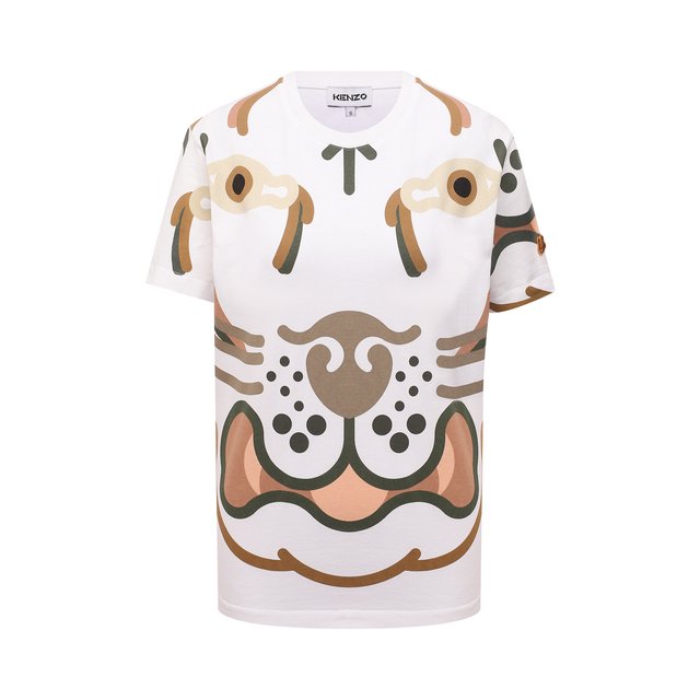 фото Хлопковая футболка kenzo