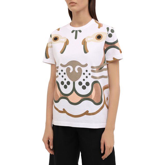 фото Хлопковая футболка kenzo