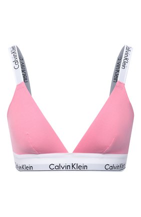 Женский бюстгальтер с мягкой чашкой CALVIN KLEIN розового цвета по цене 4390 руб., арт. QF5980E | Фото 1 Женский бюстгальтер с мягкой чашкой CALVIN KLEIN розового цвета, арт. QF5980E | Фото 1