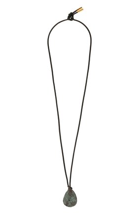 Женская кулон на шнурке garden LOEWE зеленого цвета по цене 43050 руб., арт. J000241X14 | Фото 1 Женская кулон на шнурке garden LOEWE зеленого цвета, арт. J000241X14 | Фото 1 (Материал: Кожа)