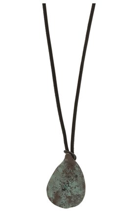 Женская кулон на шнурке garden LOEWE зеленого цвета по цене 43050 руб., арт. J000241X14 | Фото 2 Женская кулон на шнурке garden LOEWE зеленого цвета, арт. J000241X14 | Фото 2 (Материал: Кожа)