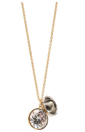 Женская кулон на цепочке LOEWE золотого цвета по цене 49950 руб., арт. J646241X48 | Фото 2 Женская кулон на цепочке LOEWE золотого цвета, арт. J646241X48 | Фото 2 (Материал: Металл)