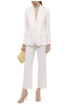 Женские шерстяные брюки VICTORIA BECKHAM белого цвета по цене 79600 руб., арт. 1221WTR002763B | Фото 2 Женские шерстяные брюки VICTORIA BECKHAM белого цвета, арт. 1221WTR002763B | Фото 2
