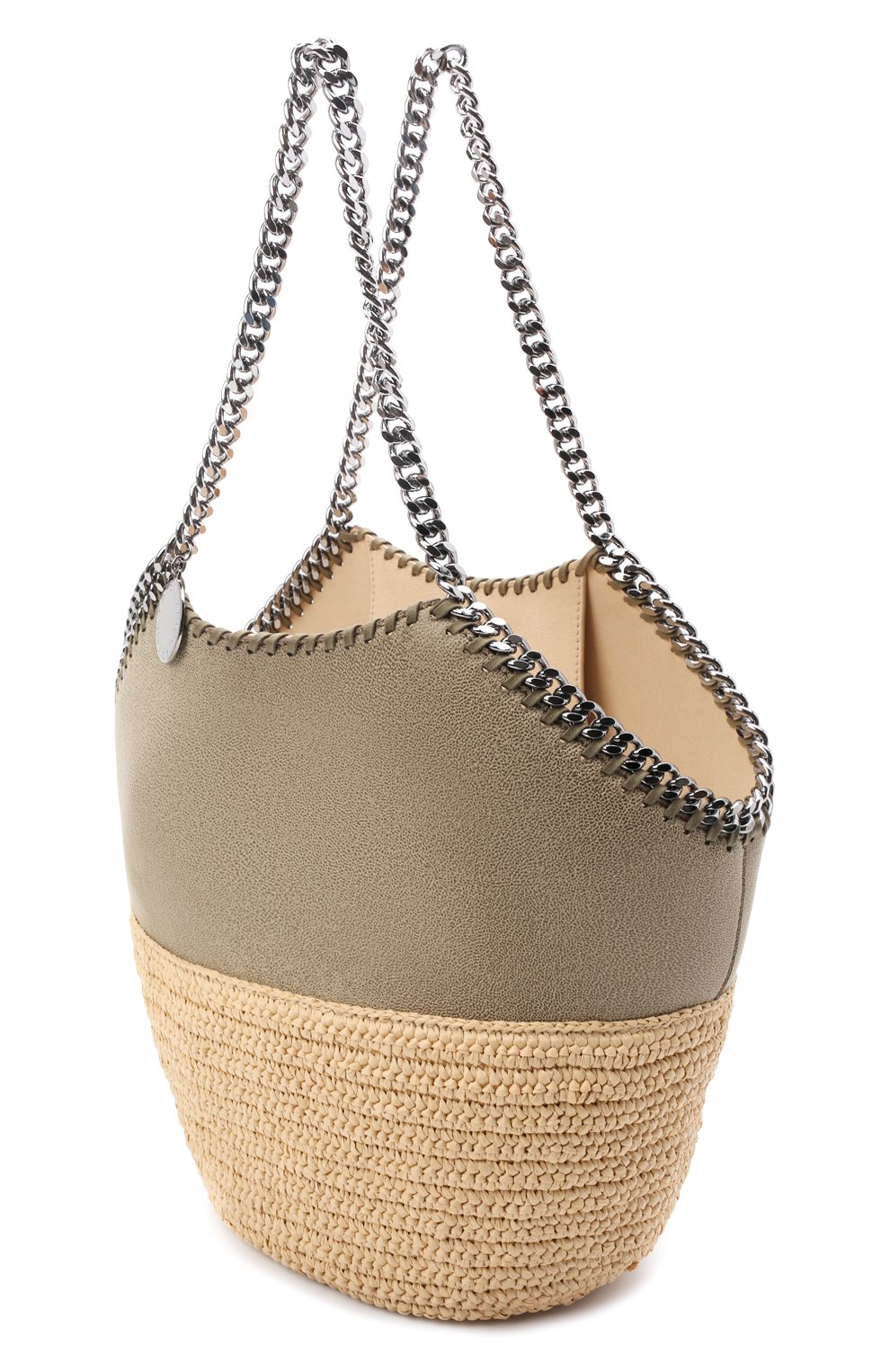 Женский сумка-тоут falabella small STELLA MCCARTNEY бежевого цвета по цене 73850 руб., арт. 700225/W8805 | Фото 4 Женский сумка-тоут falabella small STELLA MCCARTNEY бежевого цвета, арт. 700225/W8805 | Фото 4