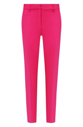 Женские шерстяные брюки VERSACE фуксия цвета по цене 62150 руб., арт. A89061/1F01050 | Фото 1 Женские шерстяные брюки VERSACE фуксия цвета, арт. A89061/1F01050 | Фото 1