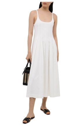 Женские кожаные шлепанцы nu pieds SAINT LAURENT черного цвета по цене 47750 руб., арт. 571952/B8I00 | Фото 2 Женские кожаные шлепанцы nu pieds SAINT LAURENT черного цвета, арт. 571952/B8I00 | Фото 2
