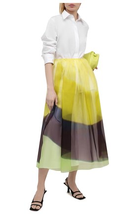 Женская шелковая юбка DRIES VAN NOTEN желтого цвета по цене 84950 руб., арт. 211-10803-2086 | Фото 2 Женская шелковая юбка DRIES VAN NOTEN желтого цвета, арт. 211-10803-2086 | Фото 2