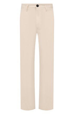 Мужские хлопковые брюки STONE ISLAND бежевого цвета, арт. 741531506 | Фото 1 (Материал внешний: Хлопок; Случай: Повседневный; Длина (брюки, джинсы): Стандартные; Стили: Кэжуэл)