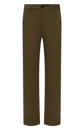Мужские хлопковые брюки STONE ISLAND хаки цвета, арт. 741531506 | Фото 1 (Материал внешний: Хлопок; Стили: Милитари, Кэжуэл; Случай: Повседневный; Длина (брюки, джинсы): Стандартные)