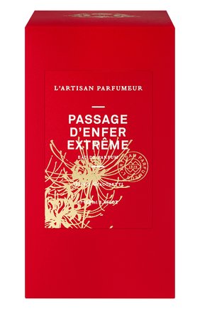 Парфюмерная вода passage d'enfer extreme (100ml) L'ARTISAN PARFUMEUR бесцветного цвета по цене 17550 руб., арт. 3660463008738 | Фото 2 Парфюмерная вода passage d'enfer extreme (100ml) L'ARTISAN PARFUMEUR бесцветного цвета, арт. 3660463008738 | Фото 2 (Тип продукта - парфюмерия: Парфюмерная вода; Ограничения доставки: flammable)
