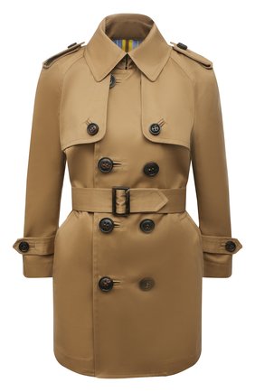 Женский хлопковый тренч DSQUARED2 бежевого цвета по цене 135000 руб., арт. S72AH0071/S53571 | Фото 1 Женский хлопковый тренч DSQUARED2 бежевого цвета, арт. S72AH0071/S53571 | Фото 1