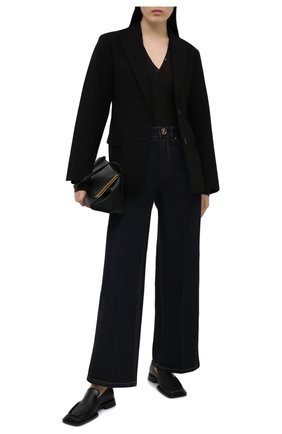 Женские джинсы LANVIN темно-синего цвета по цене 62500 руб., арт. RW-TR0024-D005-E21 | Фото 2 Женские джинсы LANVIN темно-синего цвета, арт. RW-TR0024-D005-E21 | Фото 2