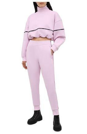 Женский хлопковый свитшот ALEXANDERWANG.T светло-розового цвета по цене 36650 руб., арт. 4CC2211183 | Фото 2 Женский хлопковый свитшот ALEXANDERWANG.T светло-розового цвета, арт. 4CC2211183 | Фото 2