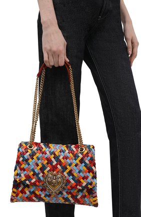Женская сумка devotion DOLCE & GABBANA разноцветного цвета по цене 283000 руб., арт. BB6728/A0324 | Фото 2 Женская сумка devotion DOLCE & GABBANA разноцветного цвета, арт. BB6728/A0324 | Фото 2