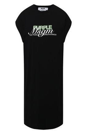 Женское хлопковое платье MSGM черного цвета по цене 23800 руб., арт. 3042MDA173 217498 | Фото 1 Женское хлопковое платье MSGM черного цвета, арт. 3042MDA173 217498 | Фото 1