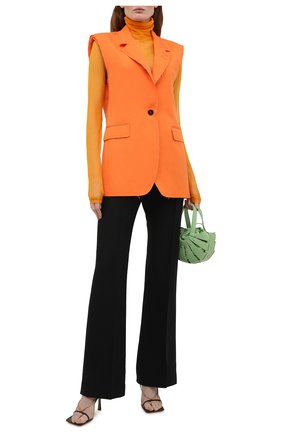 Женский хлопковый жилет MSGM оранжевого цвета по цене 45950 руб., арт. 3042MDG106 217300 | Фото 2 Женский хлопковый жилет MSGM оранжевого цвета, арт. 3042MDG106 217300 | Фото 2