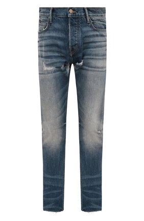 Мужские джинсы FEAR OF GOD синего цвета по цене 53550 руб., арт. FG40-015HWD | Фото 1 Мужские джинсы FEAR OF GOD синего цвета, арт. FG40-015HWD | Фото 1 (Силуэт М (брюки): Прямые; Детали: Потертости; Материал внешний: Хлопок, Деним; Стили: Гранж; Кросс-КТ: Деним)