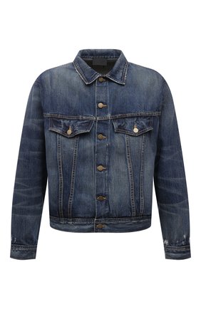 Мужская джинсовая куртка FEAR OF GOD синего цвета по цене 79950 руб., арт. FG30-022HWD | Фото 1 Мужская джинсовая куртка FEAR OF GOD синего цвета, арт. FG30-022HWD | Фото 1