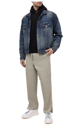 Мужская джинсовая куртка FEAR OF GOD синего цвета по цене 79950 руб., арт. FG30-022HWD | Фото 2 Мужская джинсовая куртка FEAR OF GOD синего цвета, арт. FG30-022HWD | Фото 2