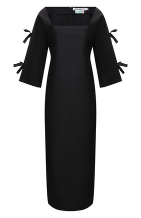 Женское платье BERNADETTE черного цвета по цене 62300 руб., арт. SS21-DRESS-CHL-TAF-1 | Фото 1 Женское платье BERNADETTE черного цвета, арт. SS21-DRESS-CHL-TAF-1 | Фото 1