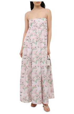 Женское платье BERNADETTE светло-розового цвета по цене 69950 руб., арт. SS21-DRESS-JUL-TAF-1 | Фото 2 Женское платье BERNADETTE светло-розового цвета, арт. SS21-DRESS-JUL-TAF-1 | Фото 2