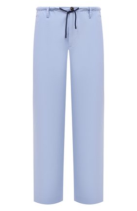 Мужские хлопковые брюки DRIES VAN NOTEN голубого цвета по цене 43350 руб., арт. 211-20930-2228 | Фото 1 Мужские хлопковые брюки DRIES VAN NOTEN голубого цвета, арт. 211-20930-2228 | Фото 1