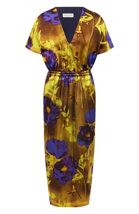 Женское платье из вискозы DRIES VAN NOTEN желтого цвета по цене 114500 руб., арт. 211-11088-2089 | Фото 1 Женское платье из вискозы DRIES VAN NOTEN желтого цвета, арт. 211-11088-2089 | Фото 1