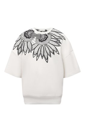 Женский хлопковый свитшот DRIES VAN NOTEN белого цвета по цене 36850 руб., арт. 211-11163-2629 | Фото 1 Женский хлопковый свитшот DRIES VAN NOTEN белого цвета, арт. 211-11163-2629 | Фото 1