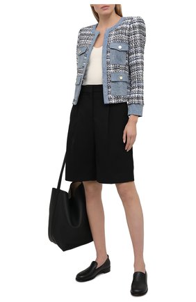 Женский хлопковый жакет ALICE + OLIVIA голубого цвета по цене 69100 руб., арт. CC103007209 | Фото 2 Женский хлопковый жакет ALICE + OLIVIA голубого цвета, арт. CC103007209 | Фото 2