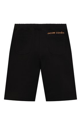 Детские хлопковые шорты JACOB COHEN черного цвета по цене 13600 руб., арт. P1319 T-86002-L | Фото 2 Детские хлопковые шорты JACOB COHEN черного цвета, арт. P1319 T-86002-L | Фото 2