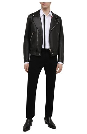 Мужская хлопковая рубашка DSQUARED2 белого цвета по цене 39950 руб., арт. S71DM0474/S36275 | Фото 2 Мужская хлопковая рубашка DSQUARED2 белого цвета, арт. S71DM0474/S36275 | Фото 2