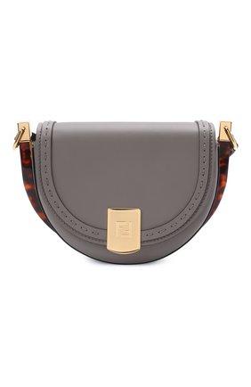 Женская сумка moonlight FENDI серого цвета по цене 155500 руб., арт. 8BT346 ABVL | Фото 1 Женская сумка moonlight FENDI серого цвета, арт. 8BT346 ABVL | Фото 1