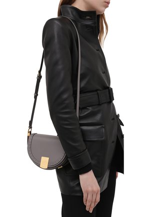Женская сумка moonlight FENDI серого цвета по цене 155500 руб., арт. 8BT346 ABVL | Фото 2 Женская сумка moonlight FENDI серого цвета, арт. 8BT346 ABVL | Фото 2