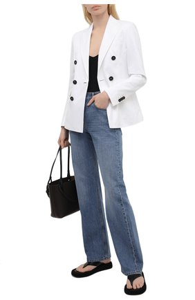 Женский хлопковый жакет DSQUARED2 белого цвета по цене 135000 руб., арт. S72BN0619/S43920 | Фото 2 Женский хлопковый жакет DSQUARED2 белого цвета, арт. S72BN0619/S43920 | Фото 2