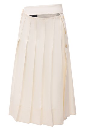 Женская льняная юбка JACQUEMUS кремвого цвета по цене 55200 руб., арт. 211SK05/101110 | Фото 1 Женская льняная юбка JACQUEMUS кремвого цвета, арт. 211SK05/101110 | Фото 1 (Длина Ж (юбки, платья, шорты): Миди; Материал внешний: Лен; Женское Кросс-КТ: юбка-плиссе, Юбка-одежда; Стили: Кэжуэл)
