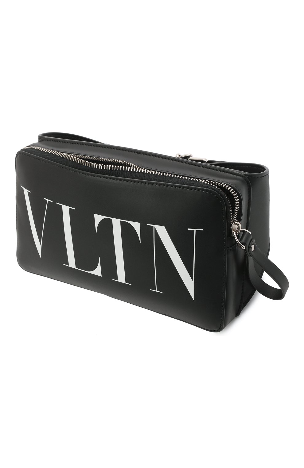 Мужская кожаная поясная сумка VALENTINO черного цвета по цене 65250 руб., арт. VY0B0719/WJW | Фото 4 Мужская кожаная поясная сумка VALENTINO черного цвета, арт. VY0B0719/WJW | Фото 4