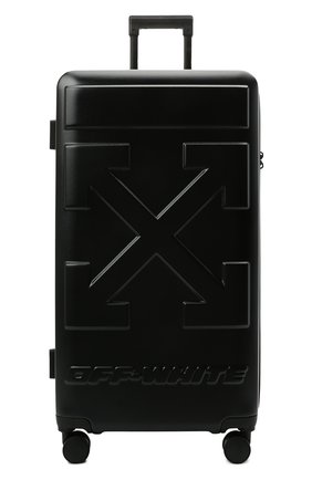 Мужской чемодан OFF-WHITE черного цвета по цене 0 руб., арт. 0MNG008S21MAT001 | Фото 5 Мужской чемодан OFF-WHITE черного цвета, арт. 0MNG008S21MAT001 | Фото 5 (Материал: Пластик; Размер: large; Ограничения доставки: oversized)