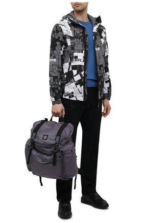 Мужской текстильный рюкзак STONE ISLAND темно-серого цвета по цене 42500 руб., арт. 741590370 | Фото 2 Мужской текстильный рюкзак STONE ISLAND темно-серого цвета, арт. 741590370 | Фото 2
