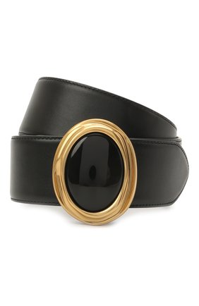 Женский кожаный ремень SAINT LAURENT черного цвета по цене 57350 руб., арт. 658530/2R20W | Фото 1 Женский кожаный ремень SAINT LAURENT черного цвета, арт. 658530/2R20W | Фото 1