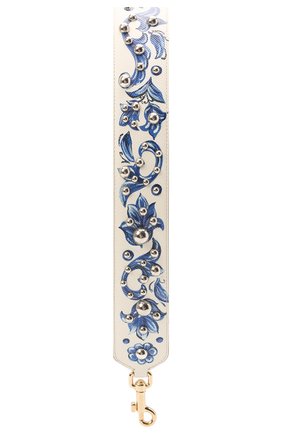 Женские кожаный ремень для сумки DOLCE & GABBANA синего цвета по цене 56050 руб., арт. BI2913/A0496 | Фото 1 Женские кожаный ремень для сумки DOLCE & GABBANA синего цвета, арт. BI2913/A0496 | Фото 1 (Материал: Натуральная кожа; Кросс-КТ: ремень-сумка; Ошибки технического описания: Нет глубины, Нет высоты; Размер: mini)