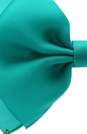 Женская бант PANFIL бирюзового цвета по цене 8500 руб., арт. Бант 6-D2-Min | Фото 3 Женская бант PANFIL бирюзового цвета, арт. Бант 6-D2-Min | Фото 3 (Материал: Текстиль, Шелк)