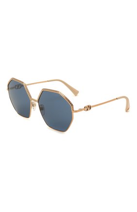 Женские солнцезащитные очки VALENTINO голубого цвета по цене 37250 руб., арт. 2044-300480 | Фото 1 Женские солнцезащитные очки VALENTINO голубого цвета, арт. 2044-300480 | Фото 1