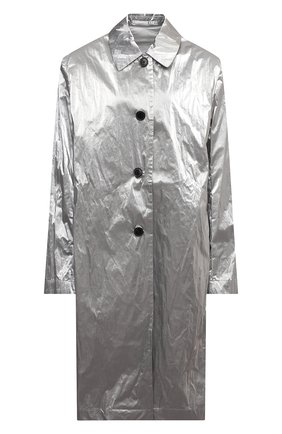 Женское пальто DRIES VAN NOTEN серебряного цвета по цене 111000 руб., арт. 211-10246-2158 | Фото 1 Женское пальто DRIES VAN NOTEN серебряного цвета, арт. 211-10246-2158 | Фото 1