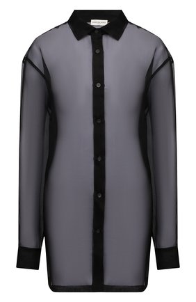 Женская шелковая рубашка DRIES VAN NOTEN черного цвета по цене 63350 руб., арт. 211-10748-2360 | Фото 1 Женская шелковая рубашка DRIES VAN NOTEN черного цвета, арт. 211-10748-2360 | Фото 1