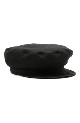 Женская льняная кепка YOHJI YAMAMOTO черного цвета по цене 34950 руб., арт. ND-H03-360 | Фото 1 Женская льняная кепка YOHJI YAMAMOTO черного цвета, арт. ND-H03-360 | Фото 1