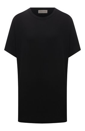 Женская хлопковая футболка YOHJI YAMAMOTO черного цвета по цене 19150 руб., арт. FD-T06-072 | Фото 1 Женская хлопковая футболка YOHJI YAMAMOTO черного цвета, арт. FD-T06-072 | Фото 1