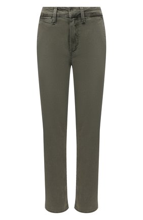 Женские брюки из хлопка и вискозы PAIGE хаки цвета по цене 25700 руб., арт. 6718G29-6338 | Фото 1 Женские брюки из хлопка и вискозы PAIGE хаки цвета, арт. 6718G29-6338 | Фото 1