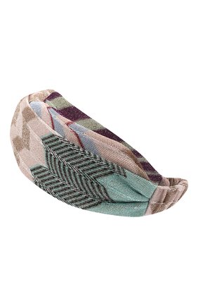 Женская повязка на голову MISSONI разноцветного цвета по цене 22450 руб., арт. MDS00018/BR00DR | Фото 2 Женская повязка на голову MISSONI разноцветного цвета, арт. MDS00018/BR00DR | Фото 2